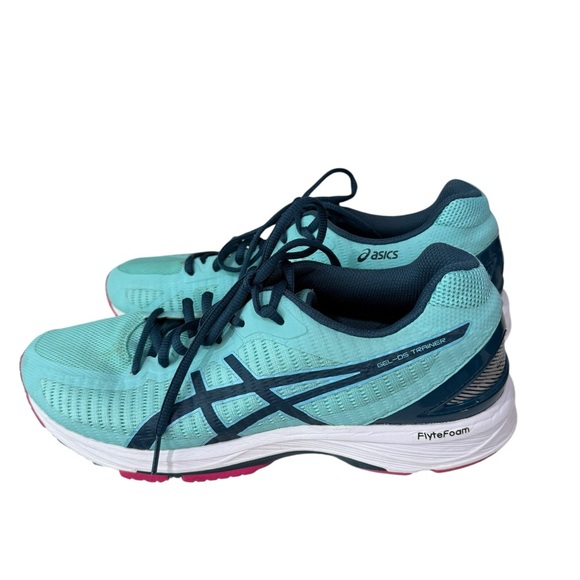 ASICS Women's Running Shoes - Teal and Navy - Picture 2 of 8